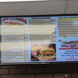 Hammy's Carryout & Hammy's Liquor - Menu