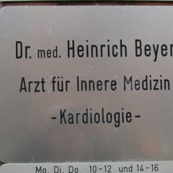 Internist-Kardiologe Heinrich Beyer