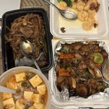 New Mandarin Garden - Ma Po Bean Curd, Mongolian Beef, Honey Walnut Shrimp, Szechuan Eggplant - Chinese Near Me - Laguna Niguel, California
