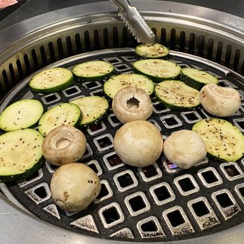 Chubby Cattle - Zucchini and white mushrooms - Barbeque Near Me - Monterey Park, California