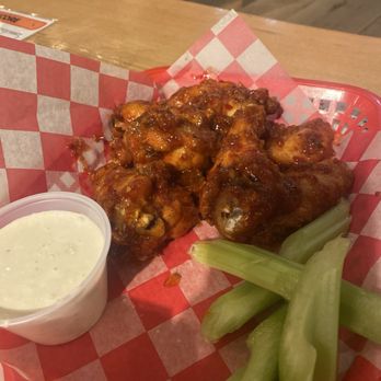 Fair on 4 - Buffalo wings with house blue cheese - Salad Near Me - Bloomington, Minnesota Fair on 4 - Buffalo wings with house blue cheese - Salad Near Me - Bloomington, Minnesota