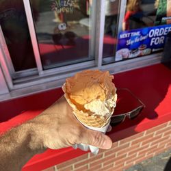 Bruster's Real Ice Cream - Seems like two samples rather than scoops.