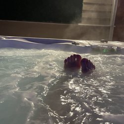 California Dreams Hostel - Hot tub time! $5 for an hour and had it all to myself before bed.
