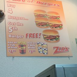 a sign for a fast food restaurant