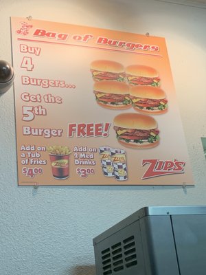 Menu photo 2 Zip's Drive-In Cheney, WA