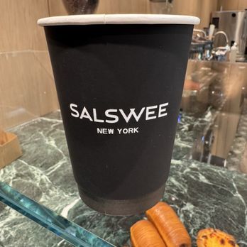 Salswee - Black sesame latte $6.99 with oatmilk +$1 - Bakeries Near Me - New York, New York Salswee - Black sesame latte $6.99 with oatmilk +$1 - Bakeries Near Me - New York, New York