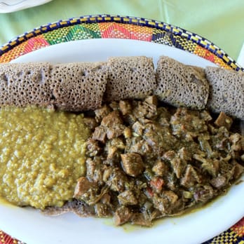 Uchenna - Lamb alecha with injera - Ethiopian Near Me - Colorado Springs, Colorado