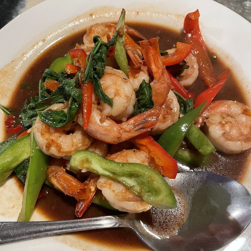 Tantawan Thai Kitchen - Pad ga prow (shrimp) - Thai Near Me - West Covina, California Tantawan Thai Kitchen - Pad ga prow (shrimp) - Thai Near Me - West Covina, California