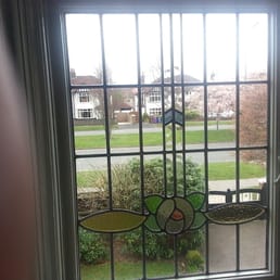 The view from John's bedroom at Mendips.