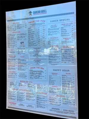 Menu photo 8 Gaucho Grill Argentine Steakhouse Downey, CA