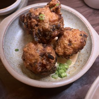 The Duchess - Corn and shrimp patties - Wine Bars Near Me - Baltimore, Maryland
