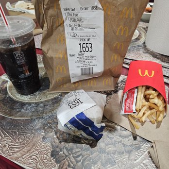 McDonald's - My dinner, daily double burger .. fries and a large coke - Fast Food Near Me - Pacoima, California