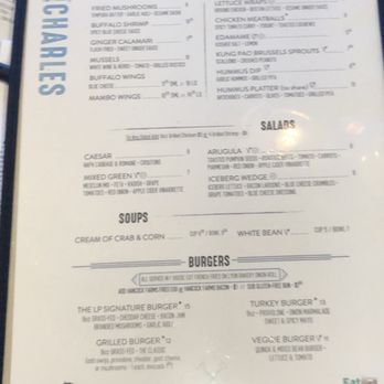 The Charles Restaurant & Bar - Menu - New American Near Me - La Plata, Maryland