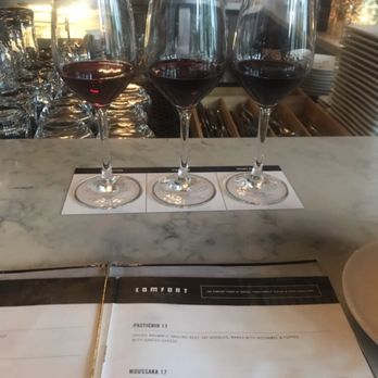 Stella's - Wine flight! (Yum) - Greek Near Me - Charleston, South Carolina