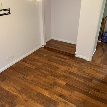 Kindred Flooring - New flooring 5"wide with custom closet step. Matches 6" outside to room. - Flooring Near Me - Covina, California Kindred Flooring - New flooring 5"wide with custom closet step. Matches 6" outside to room. - Flooring Near Me - Covina, California