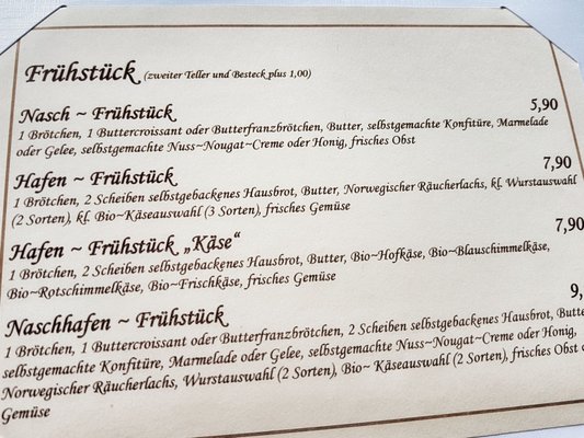 Menu photo 5 Naschhafen Hamburg, HH