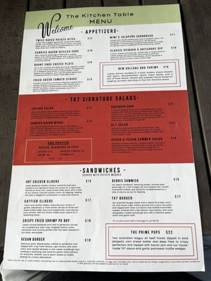 Menu photo 1 The Kitchen Table Arlington, TN