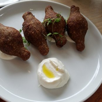 Zaytinya - Kibbeh (beef and bulgur wheat fritters, almonds, pine nuts, currants, labneh) - Greek Near Me - Washington, DC, District of Columbia