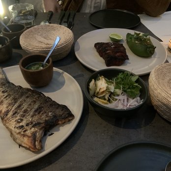Damian - Pescado a la brasa in front and carne asada in the back - Mexican Near Me - Los Angeles, California