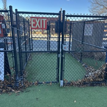 Fetch Park At The Works - Airlock keeps dogs from escaping. Can't open one door until the other is closed and locked. - Dog Parks Near Me - Atlanta, Georgia