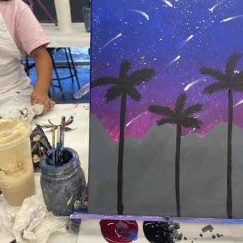 Purple Easel - Our kids painting class - Paint & Sip Near Me - Ontario, California Purple Easel - Our kids painting class - Paint & Sip Near Me - Ontario, California