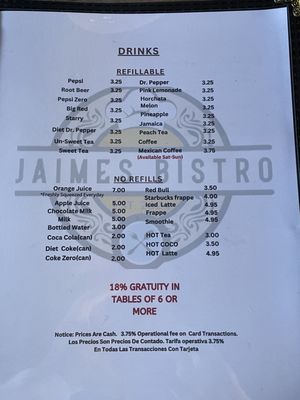 Menu photo 2 Jaimes Bistro Crandall, TX