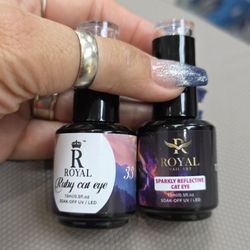 Pro Nail Spa - The two Cat Eye colors that I have on my nails...