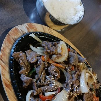 Dong Hae 2 - Beef bulgogi with white rice - Korean Near Me - Arden Hills, Minnesota Dong Hae 2 - Beef bulgogi with white rice - Korean Near Me - Arden Hills, Minnesota
