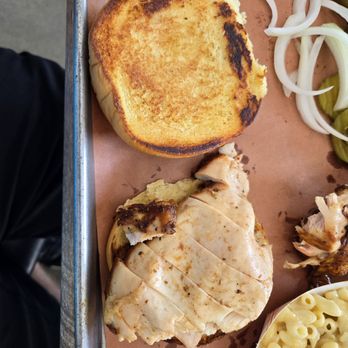 Fire Craft BBQ - Chicken sandwich and mac and cheese - Caterers Near Me - Kingwood, Texas