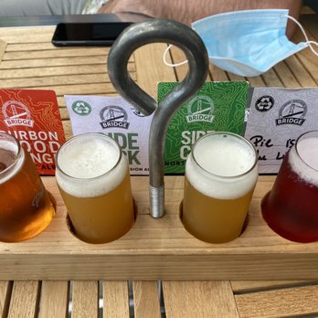 Bridge Brewing Company - Beer flight - Breweries Near Me - North Vancouver, British Columbia Bridge Brewing Company - Beer flight - Breweries Near Me - North Vancouver, British Columbia