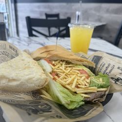 Floridita Cuban Cafe - Steak sandwich