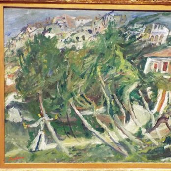 Jepson Center For the Arts - Chaim Soutine (Lithuanian/French School, 1893–1943) "Landscape at Cagne' - Museums Near Me - Savannah, Georgia Jepson Center For the Arts - Chaim Soutine (Lithuanian/French School, 1893–1943) "Landscape at Cagne' - Museums Near Me - Savannah, Georgia
