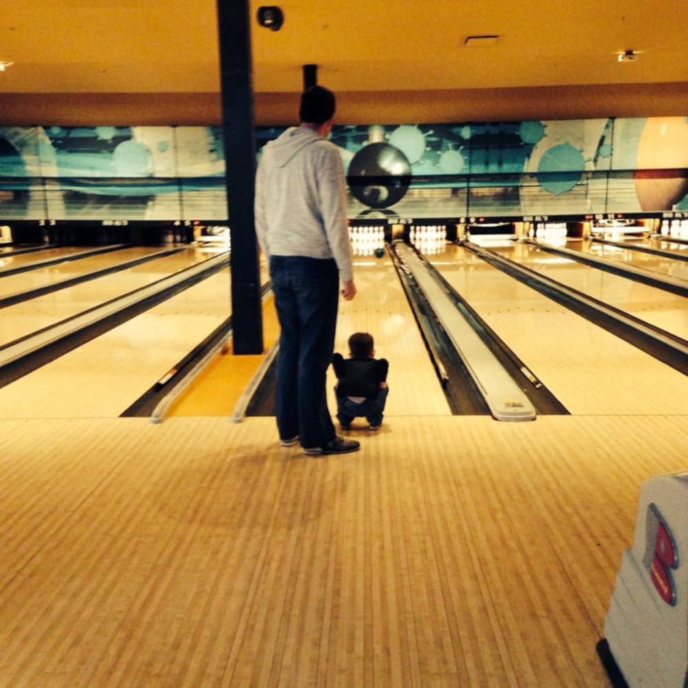 Big Al's - My son (3 years old) watching his ball roll down! - Sports Bars Near Me - Vancouver, Washington Big Al's - My son (3 years old) watching his ball roll down! - Sports Bars Near Me - Vancouver, Washington