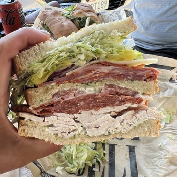 South Coast Deli-Goleta - The Italian Three Way - it is MASSIVE - you could easily share with someone. - Delis Near Me - Goleta, California
