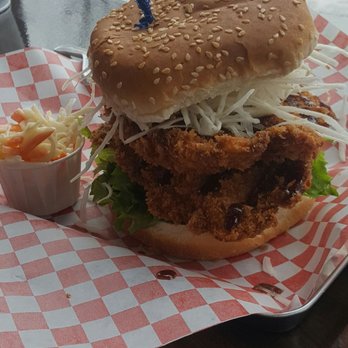Fat Ninja Bite - Chicken Katsu burger (white meat) - Japanese Near Me - Toronto, Ontario