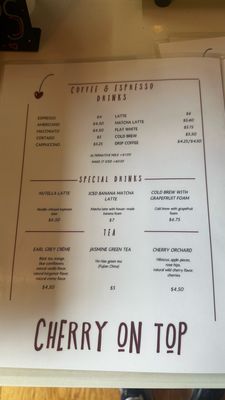 Menu photo 4 Cherry on Top Alexandria, VA