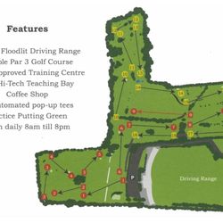 Stepaside Golf Centre - Par 3 Golf Course Layout