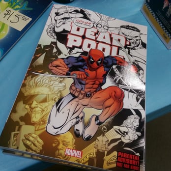 Fantasium Comics and Games - Oooh.. a Deadpool coloring book with a parental advisory.. not for kids! warning.. - Comic Books Near Me - Federal Way, Washington Fantasium Comics and Games - Oooh.. a Deadpool coloring book with a parental advisory.. not for kids! warning.. - Comic Books Near Me - Federal Way, Washington