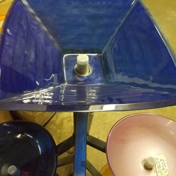Buy and Build Kitchen and Bath - Glass vessel sink I scored for $49 - Cabinetry Near Me - Denver, Colorado Buy and Build Kitchen and Bath - Glass vessel sink I scored for $49 - Cabinetry Near Me - Denver, Colorado