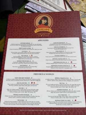 Menu photo 2 Indochine Wilmington, NC