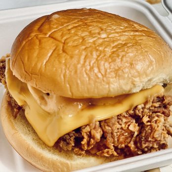 Cream Pony - Cajun Chicken Sandwich ($12) - Donuts Near Me - North Vancouver, British Columbia Cream Pony - Cajun Chicken Sandwich ($12) - Donuts Near Me - North Vancouver, British Columbia