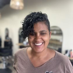 Salon Amerige - Hair cut by Natalie Lucas Huemane styles by Nat