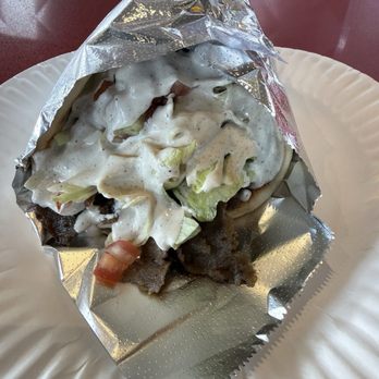 The Halal Guys - Lamb & Beef Gyro Sandwich - Halal Near Me - Costa Mesa, California The Halal Guys - Lamb & Beef Gyro Sandwich - Halal Near Me - Costa Mesa, California
