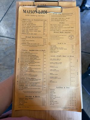 Menu photo 1 Maison Lodi Lodi, CA Menu photo 1 Maison Lodi Lodi, CA