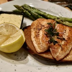 Larsen's Grill - Chardonnay Soaked Cedar Plank Salmon