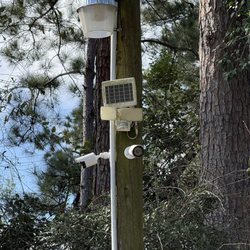 Forest Retreat RV Park - Lights at the dog park