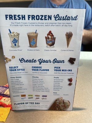 Menu photo 3 Culver's Jacksonville, FL