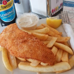 Riverside Seafood Cafe - Fish N Chips Lunch Special + tartare sauce (1.50 extra)