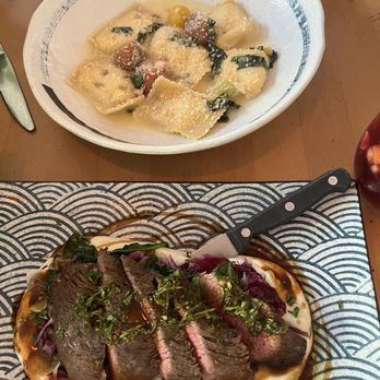 Brava Garden Eatery - Lemon Ravioli and steak argentino - Wine Bars Near Me - Pleasanton, California Brava Garden Eatery - Lemon Ravioli and steak argentino - Wine Bars Near Me - Pleasanton, California