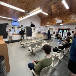 Registry of Motor Vehicles - Waiting area and service windows